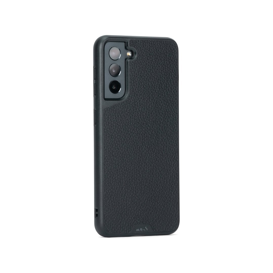 Black Leather Protective Phone Case - Limitless - US 4072