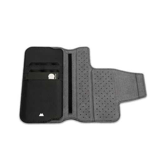 Black leather flip wallet for iphone phone stand magsafe wireless charging iphone 14 2022| iPhone 14 Pro Max,iPhone 14 Plus,iPhone 14 Pro,iPhone 14